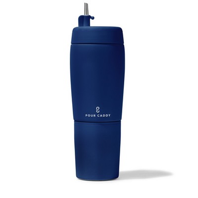 Pour Caddy® 20 oz Insulated Stainless Steel Flask Set